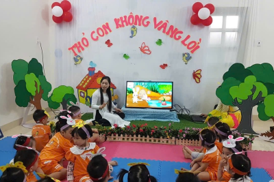 Một số tiết dạy ” Ứng dụng công nghệ thông tin trong giảng dạy” của cô và trò Trường mầm non Văn Miếu