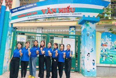 THỨ 7 XANH – LAN TỎA HÀNH ĐỘNG ĐẸP của Đoàn thanh niên Trường MN Văn Miếu